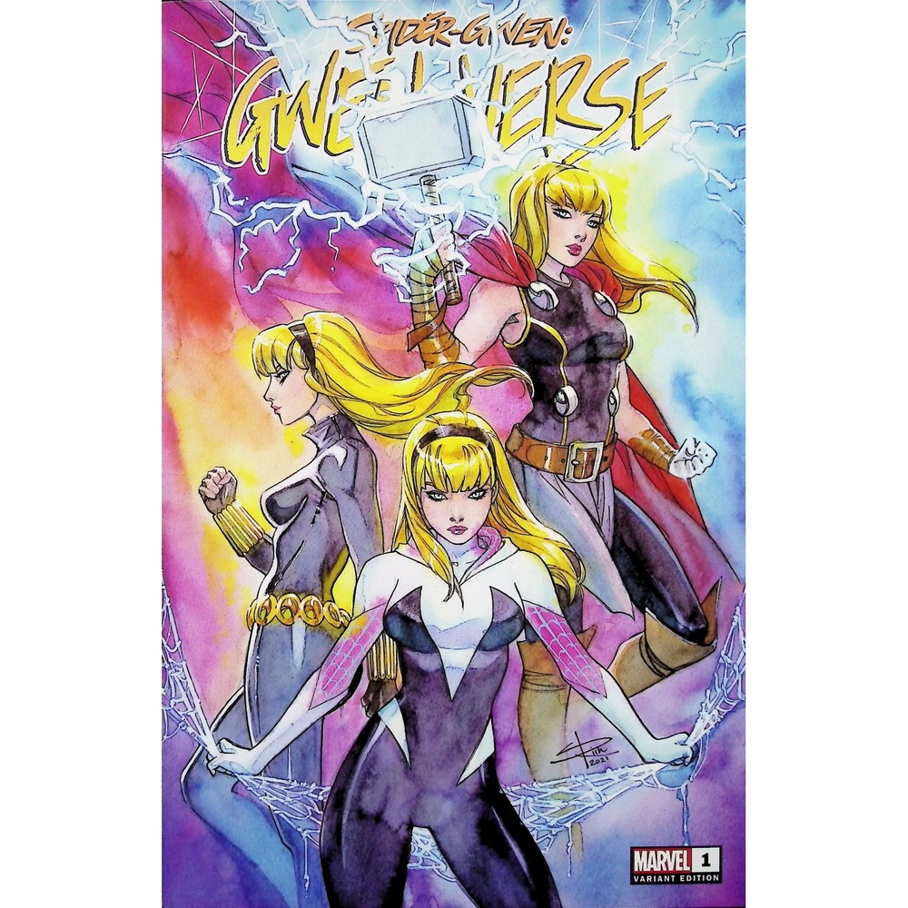 Spider-Gwen Gwen-Verse #1 Marvel Comic Sabine Rich‎ Exclusive Variant Thor